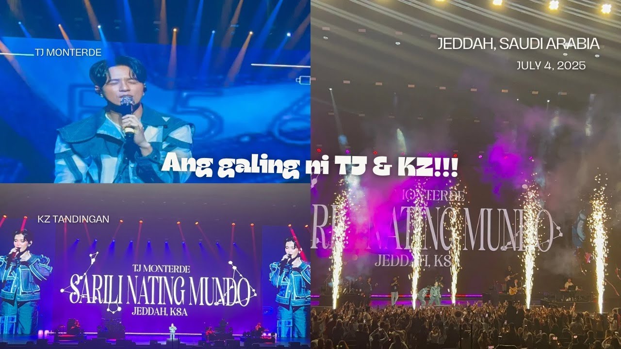 Sobrang galing ni TJ and KZ! | PART 2 THE BEST PART of Sarili Nating Mundo Concert| FULL| Jeddah KSA