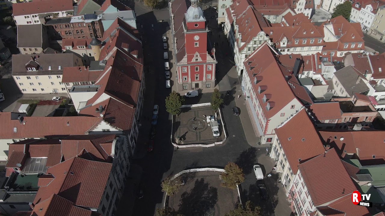 Hauptmarkt Gotha - Luftaufnahme
