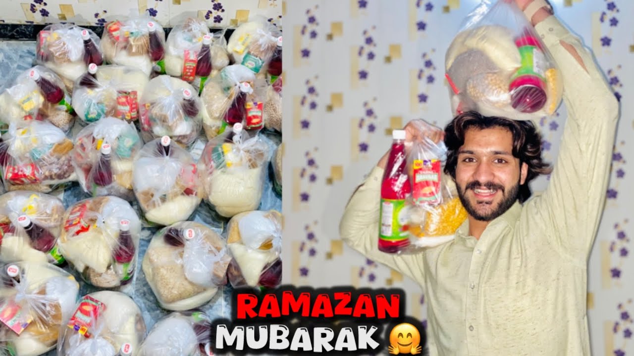 Ramazan Mubarak 🤗 || Ramzan Rashan packing started 😊 || Alhamdulillah 🙏🏻