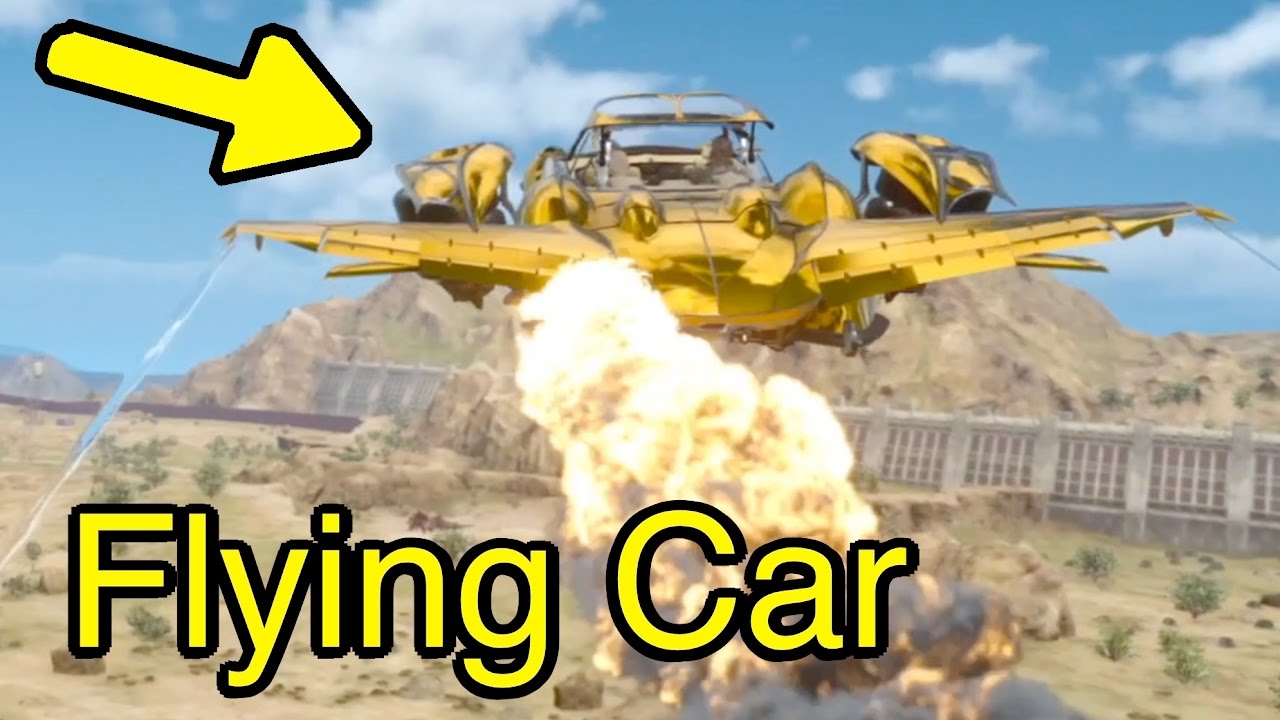 Final Fantasy XV: Flying Car Secrets (Regalia Type-F) FFXV