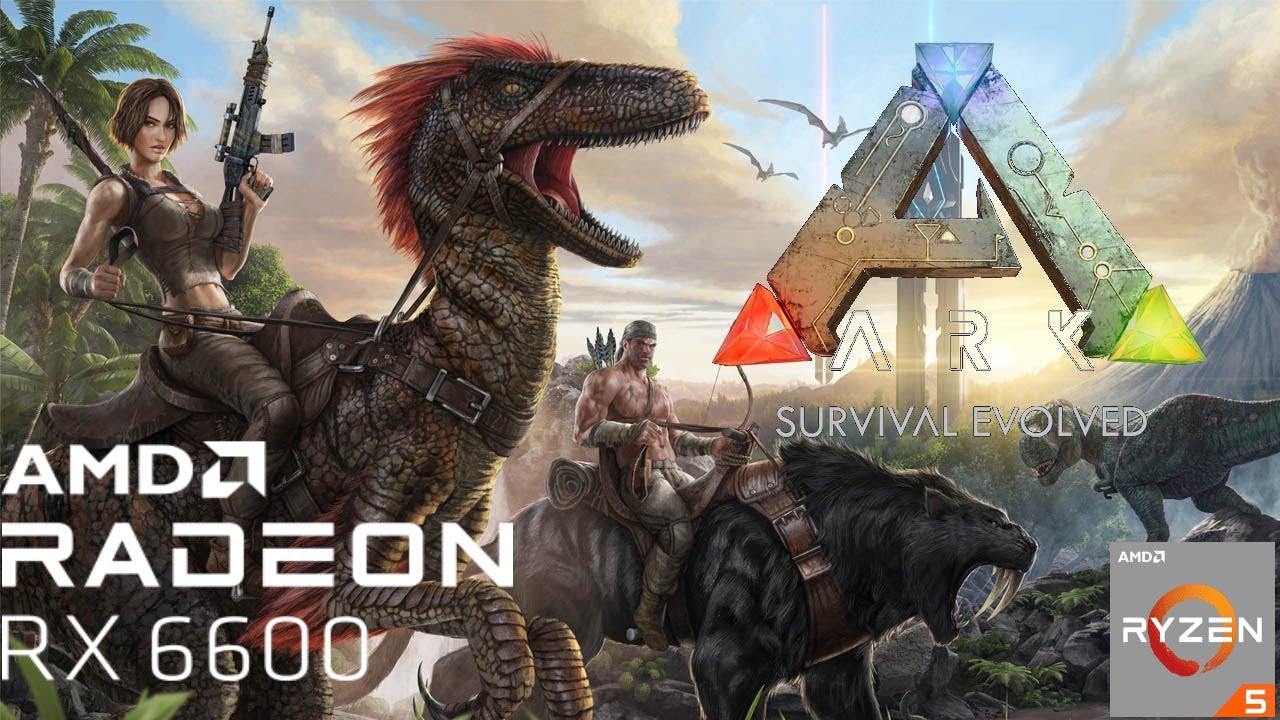 ARK Survival Evolved Benchmark | Ryzen 5 3600 | RX 6600 | 16GB RAM