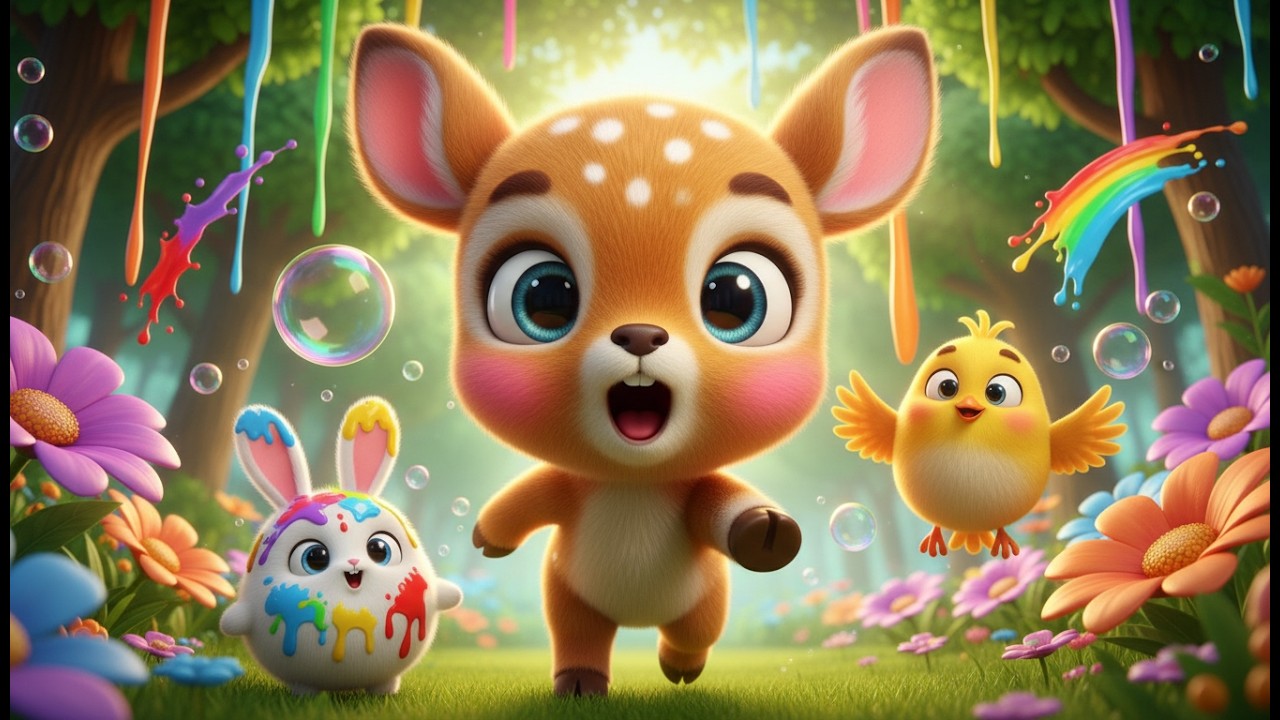 🎵 Il Piccolo Cerbiatto Gentile – Canzone per Bambini | Balliamo e Impariamo Insieme