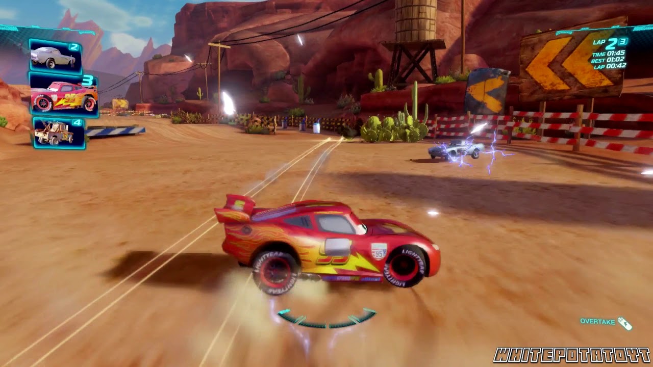 Cars 2: The Video Game | Lightning McQueen - Timberline Sprint! | WhitePotatoYT!