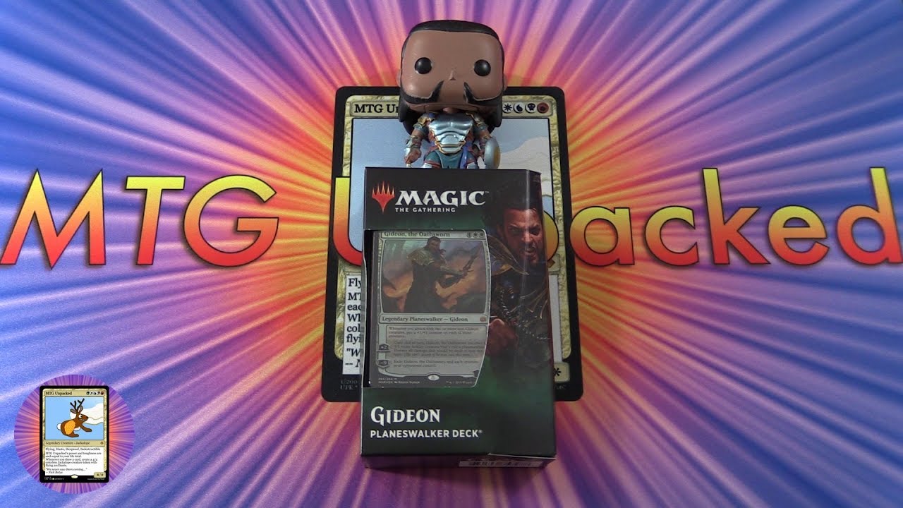 War of the Spark Gideon Planeswalker Deck unboxing