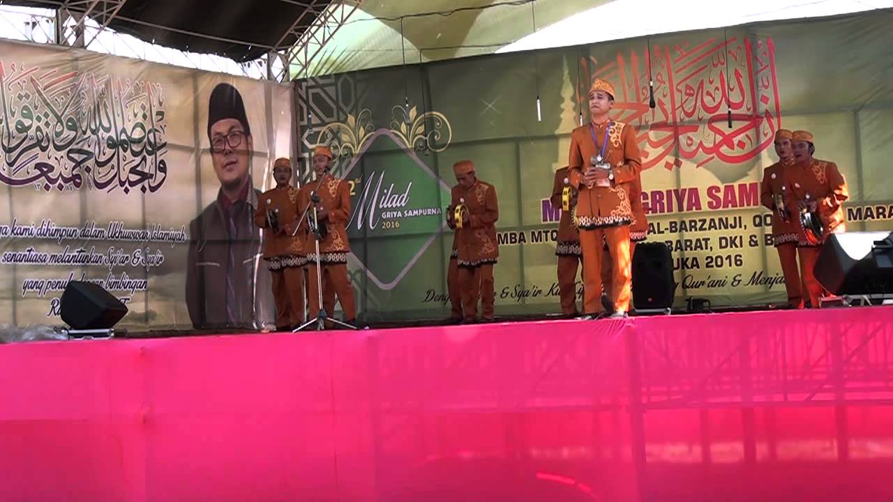 JUARA 1 QASIDAH REMAJA PUTRA NUANSA REBANA LAGU WA IYAK MILAD 2 GRIYA SAMPURNA 2016