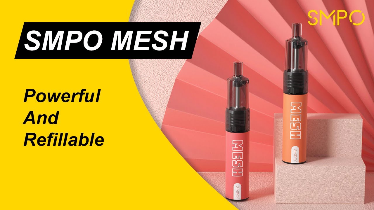 SMPO Release brand new semi-disposable/refillable disposable vape SMPO MESH