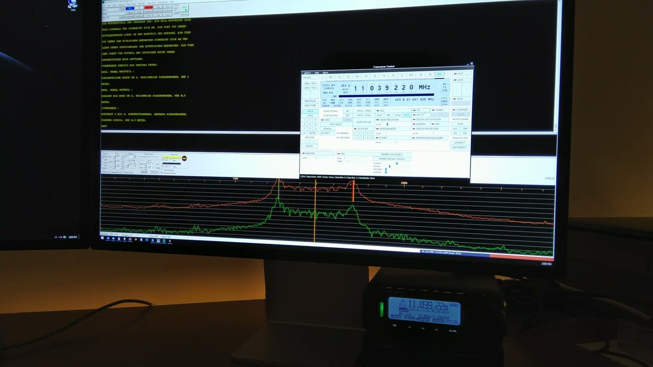 YAESU FT-891 RTTY Reception & Transceiver Control Software