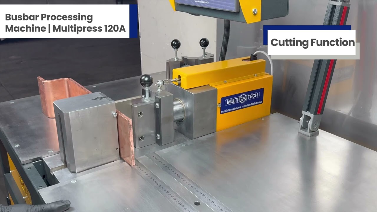 Busbar Processing Machine | Multipress-120A #cablewirestrippingmachine