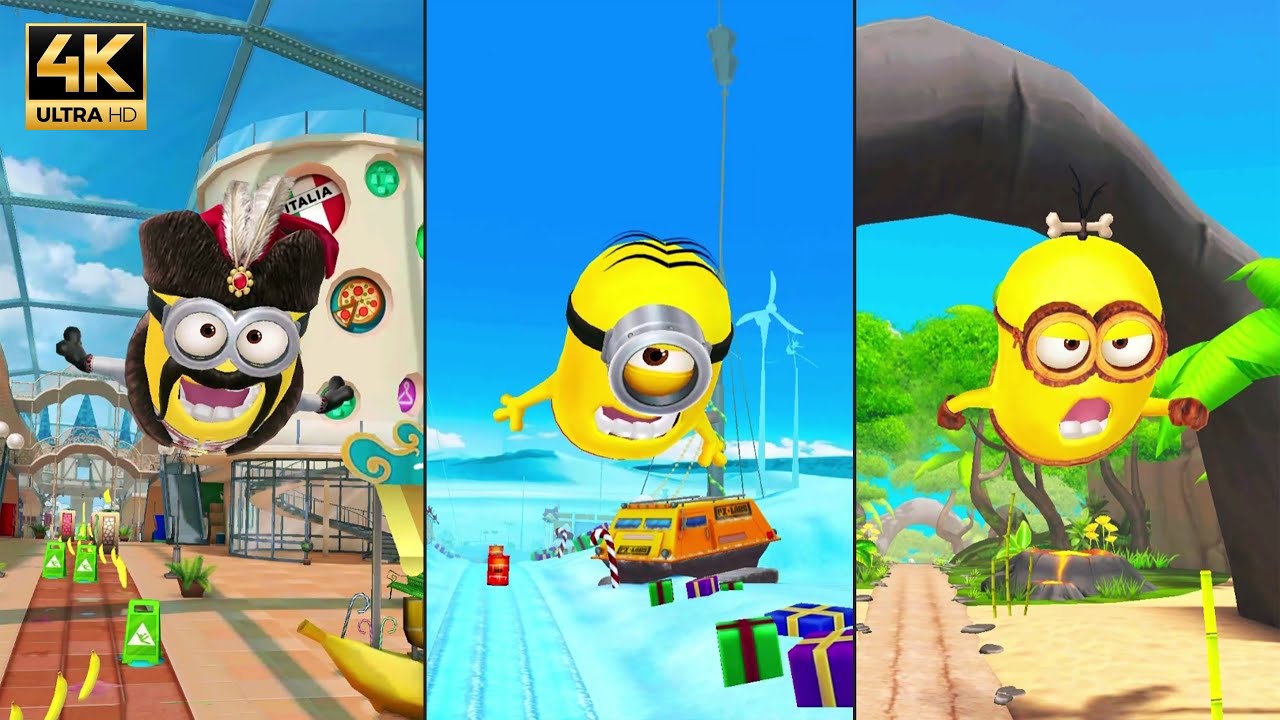 Minion Rush Race - Brave Minion Vs Thong Stuart Minion Vs Cro-Minion | EP 05 4K 60 FPS
