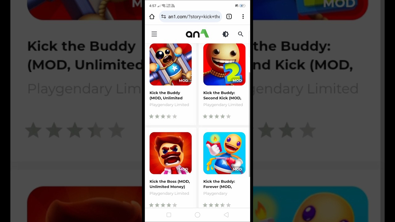 kick the buddy | unlimited money and dimond 💰💵 mod apk #gaming #money #shortfeed