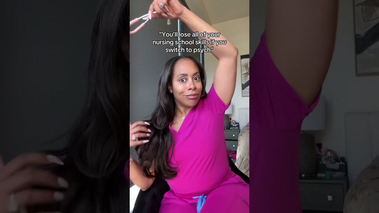 Losing my nursing skills because I work in outpatient psych? #nurselife #nurseproblems #nurses