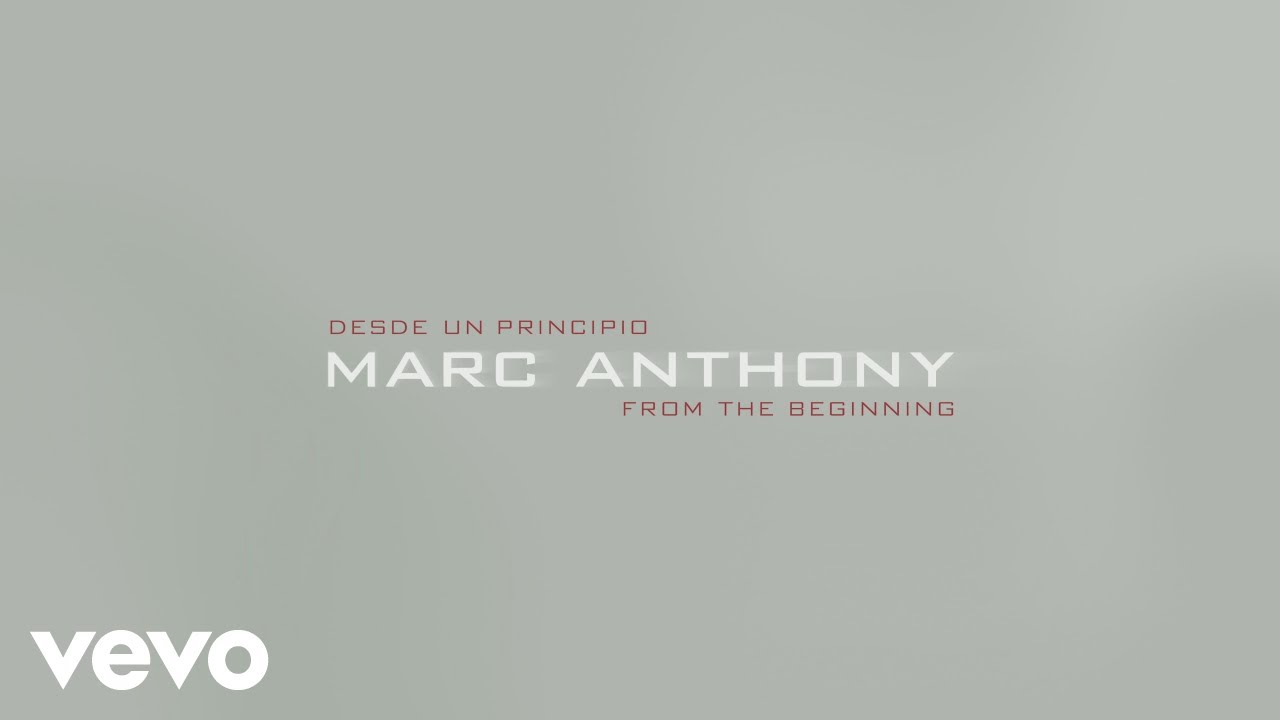 Marc Anthony - Y Hubo Alguien (Visualizer)