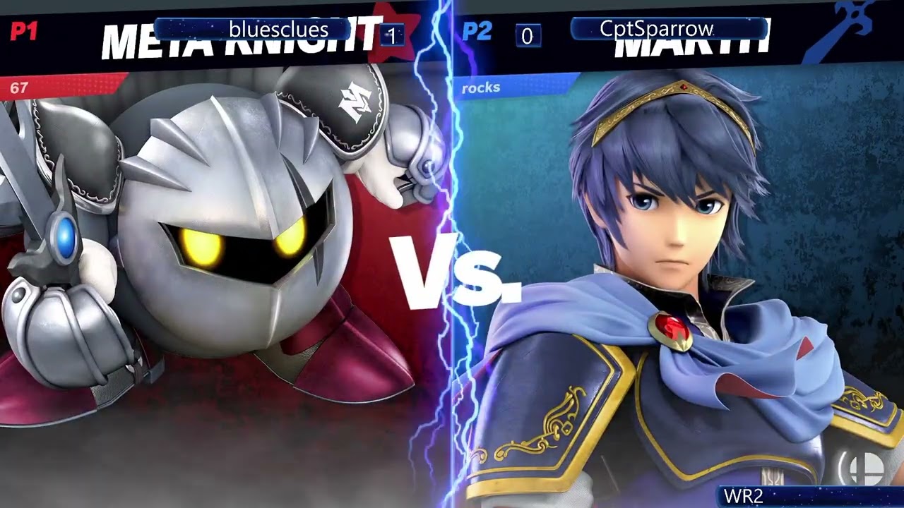 bluesclues (Marth) vs CptSparrow (Meta Knight @ TGC Wanted #41