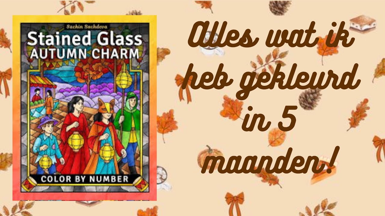 Alles wat ik heb gekleurd in mei, juni, juli, augustus en september!