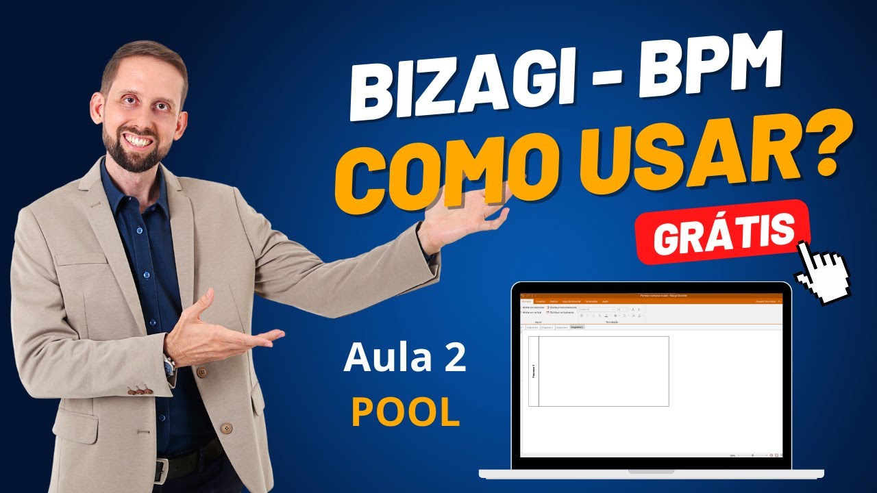 Aula 2 - Curso GRATUITO de Bizagi: Dominando Pool, Line e Milestone 📊