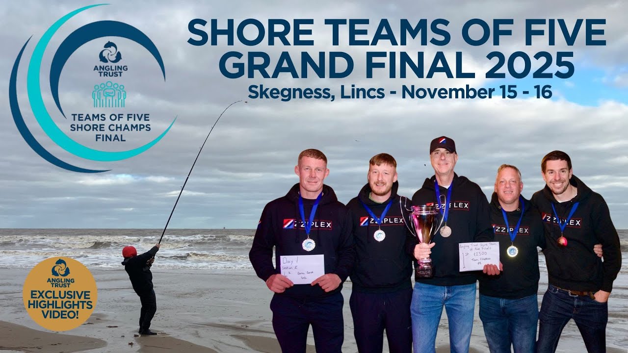 SEA MATCH FISHING HIGHLIGHTS | ANGLING TRUST SHORE TEAMS OF FIVE FINAL 2025