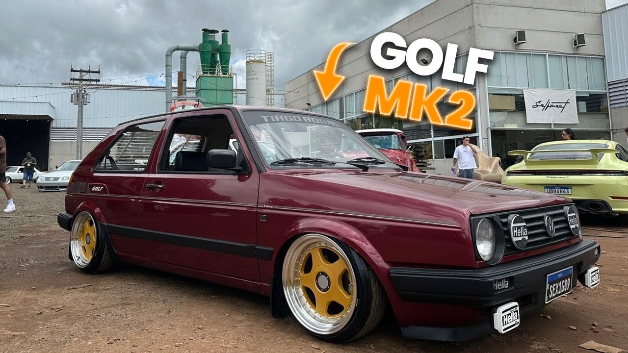 GOLF MK2 SUSPENSÃO A AR RODAS EXCLUSIVAS 
