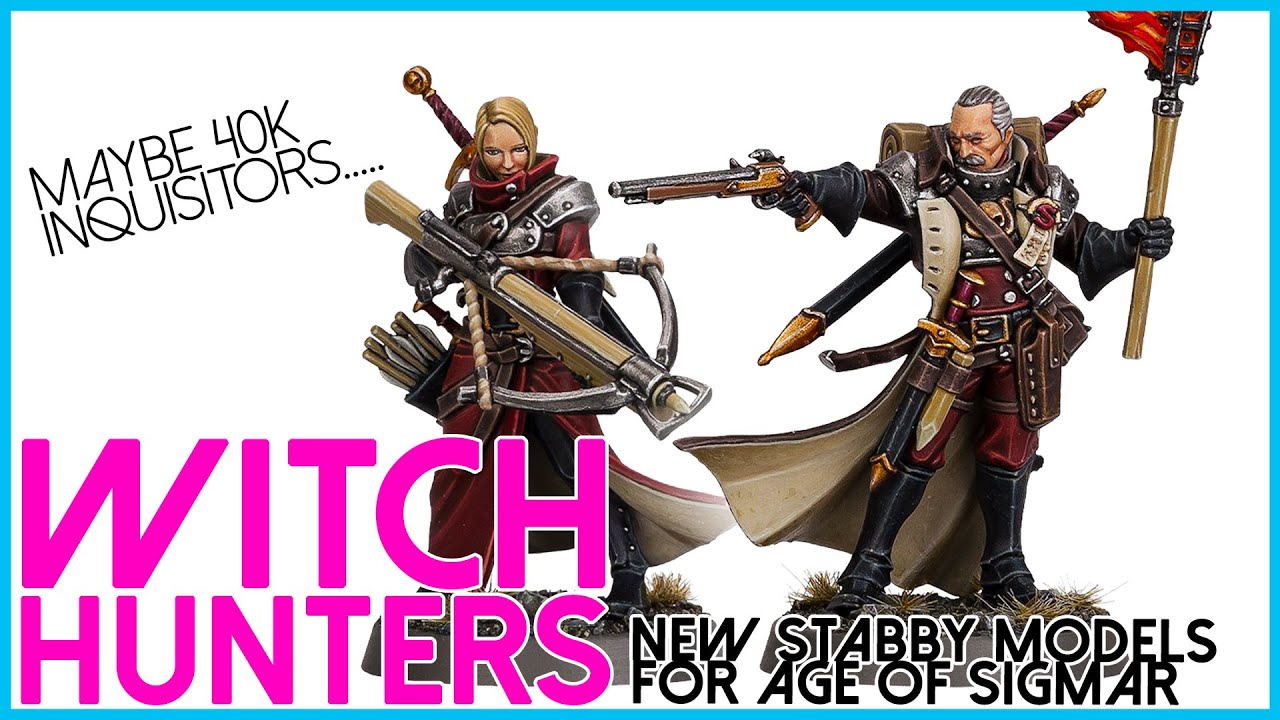New Witch Hunters for Warhammer Age of Sigmar - or New 40k inquisitors. You decide!