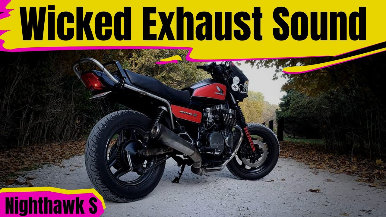 Hand Built Exhaust SOUND TEST - Honda Nighthawk S