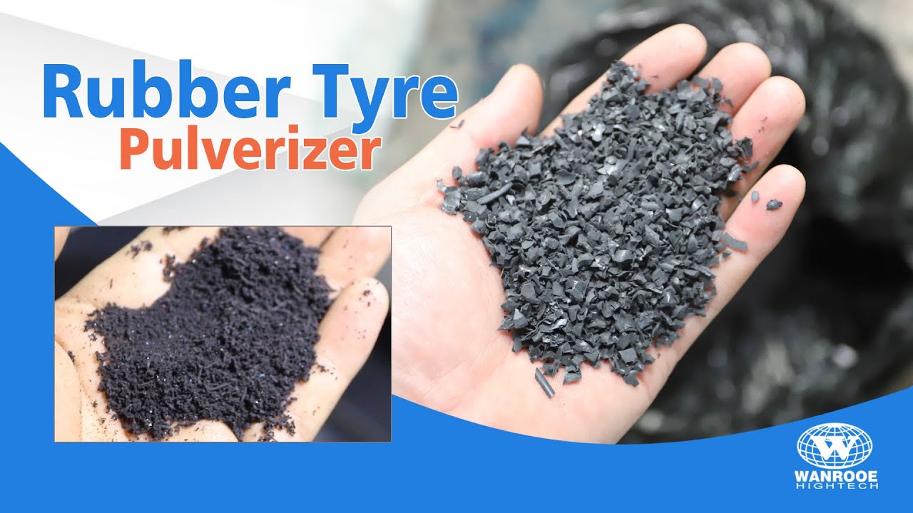 100 Mesh Tire Rubber Recycling Machine Plastic Rubber Pulverizer Tyre Grinder Tire Milling Machine
