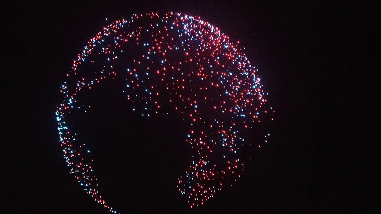 Intel 50th Anniversary Drone show