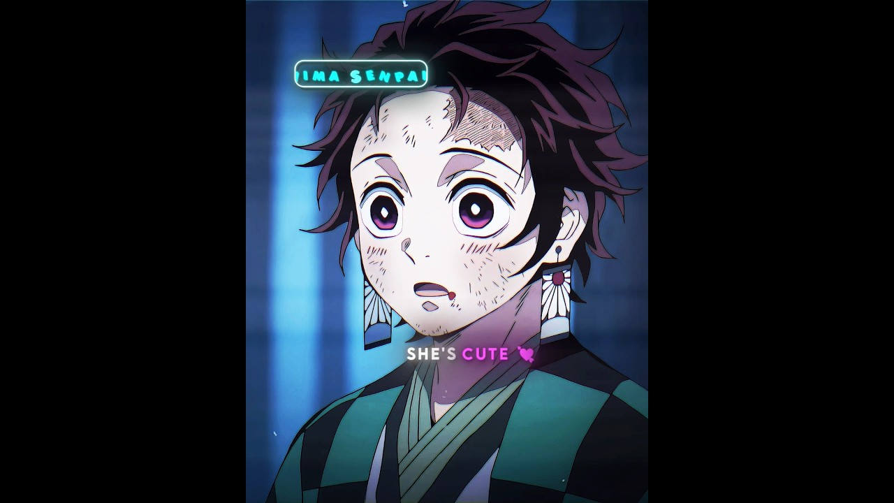 「Tanjiro's having his first crush 😂💘」- TANJIRO & MAKOMO/KNY EDIT