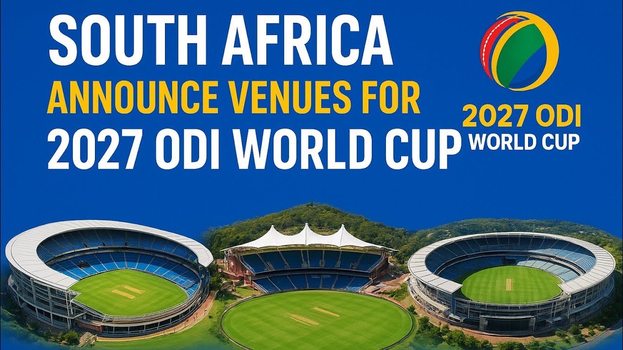South Africa Announce Venues for 2027 ODI World Cup 🏏 | Official Update.