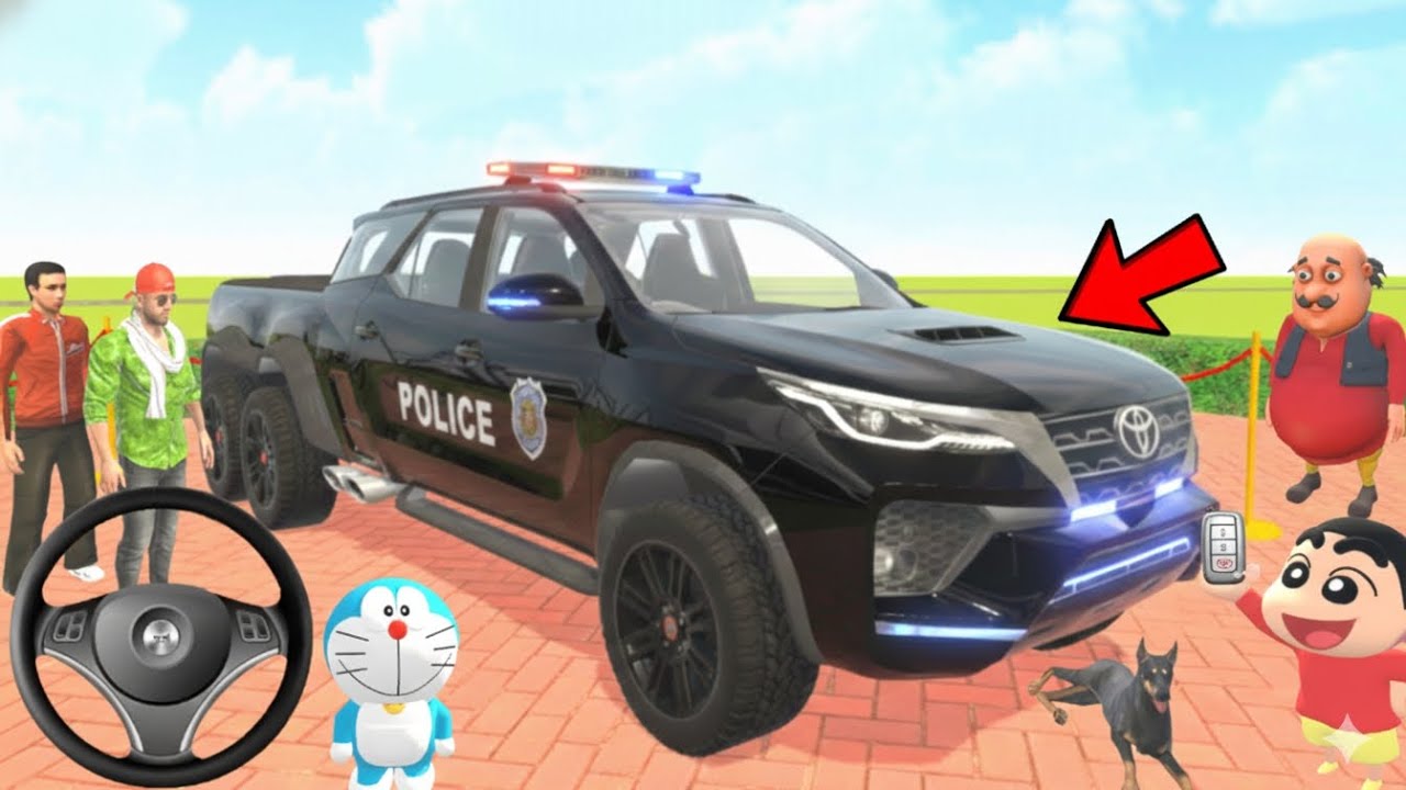 Franklin purchase New 6X6 Police Fortuner car 🚗 in Indian Theft auto simulator 