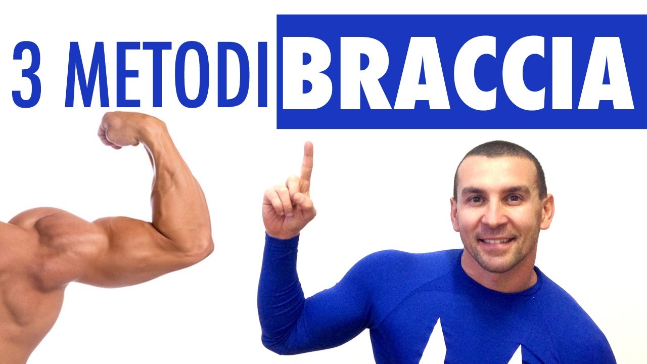 BRACCIA 💪 3 METODI PER FAR MASSA IN PALESTRA PER BICIPITI E TRICIPITI