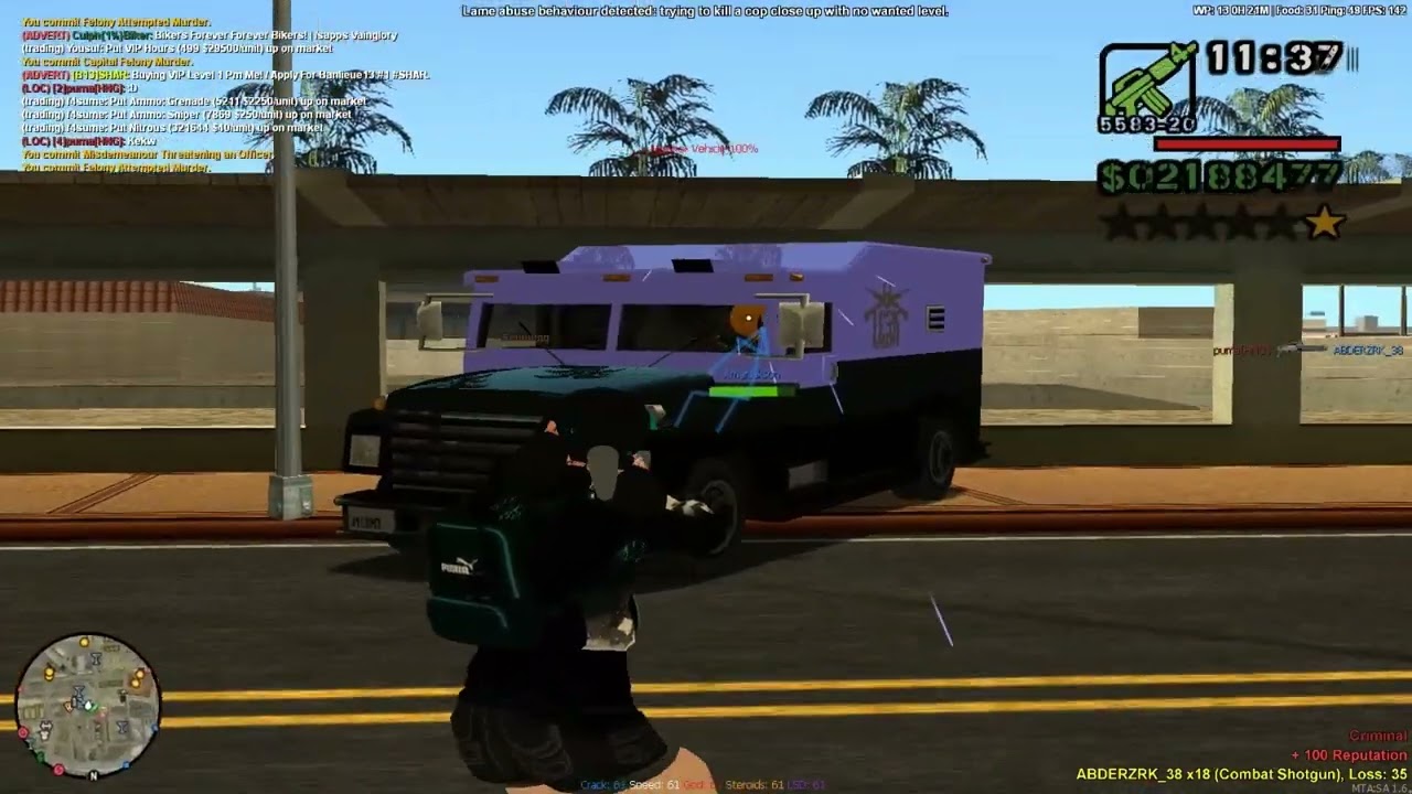 [MTA:SA - CIT] cop killing  👮‍♂️💥