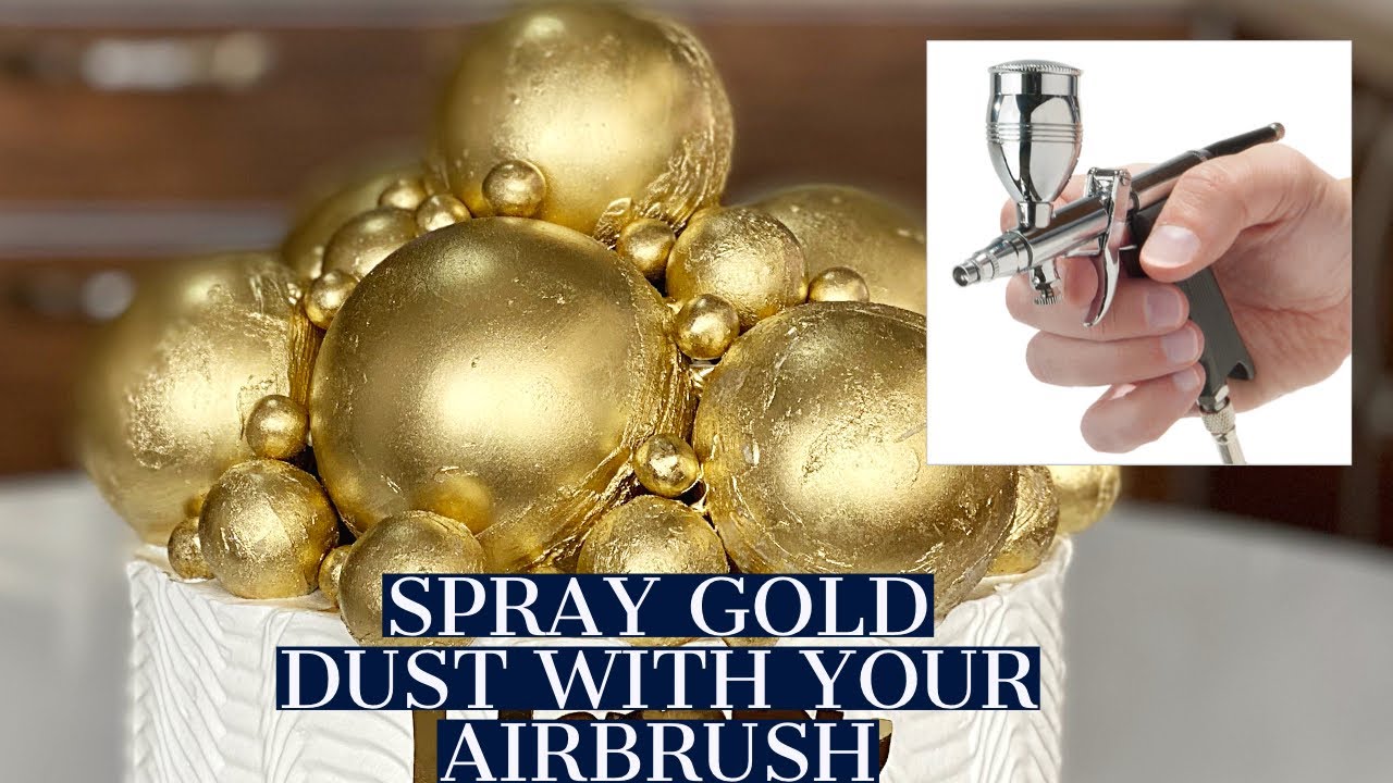 HOW TO SPRAY GOLD DUST WITHOUT CLOGGING YOUR AIRBRUSH