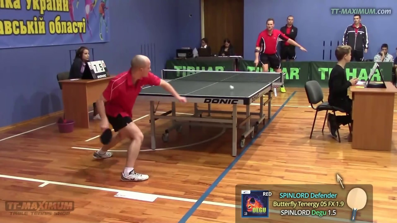 Short Pips defender Alexei Naplyokov / Алексей Наплёков защитник с короткими шипами
