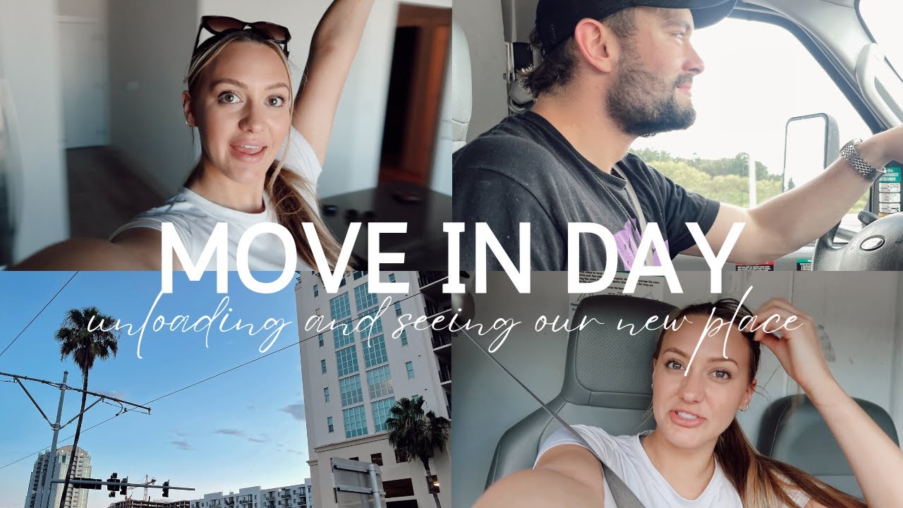 MOVING INTO MY NEW APARTMENT IN TAMPA, FL! Unpacking and settling in