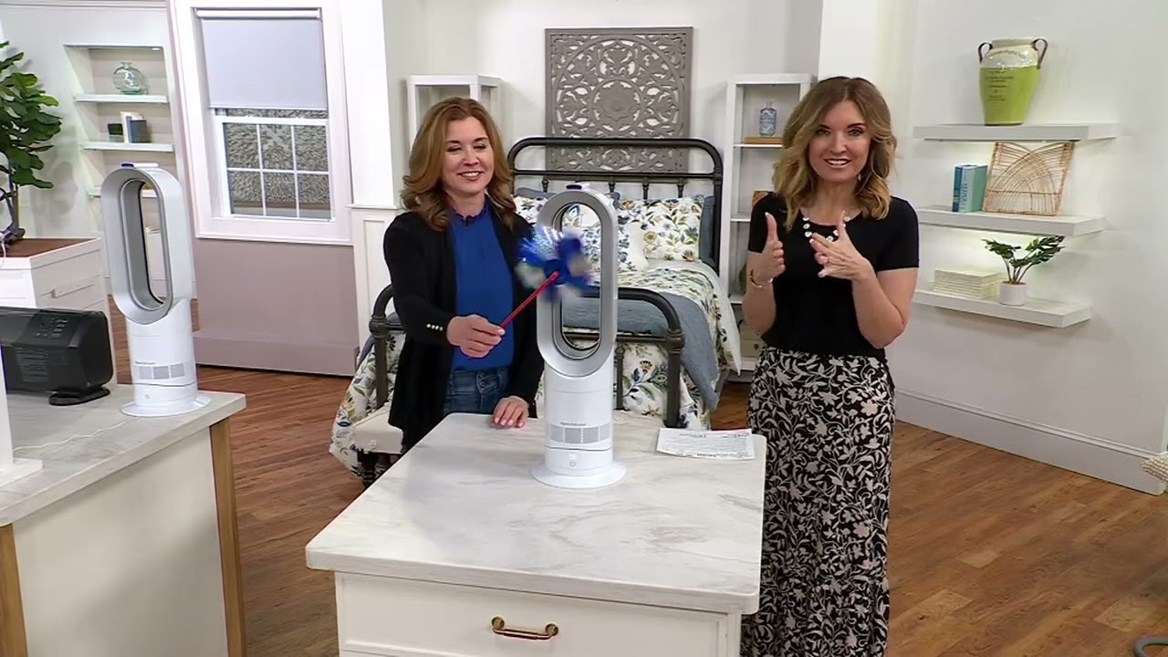 Dyson AM09 Hot & Cool — безлопастной вентилятор и обогреватель с функцией Jet Focus на QVC