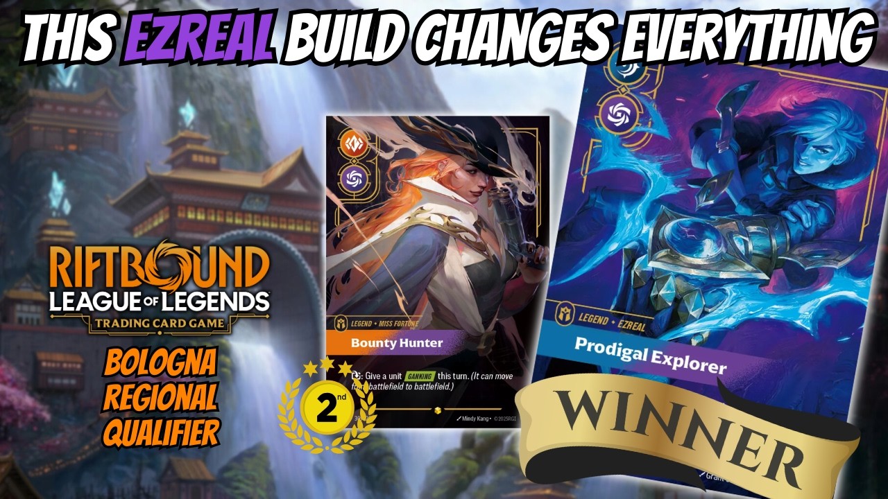 Ezreal DOMINATES Bologna Regional Qualifier | Riftbound League of Legends TCG Spiritforged
