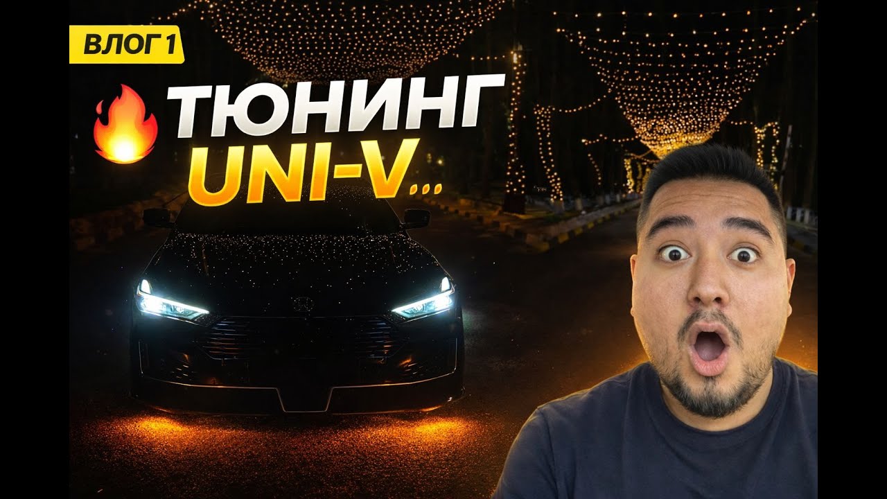 Changan Uni-V sport Тюнинг | VLOG #1 | 1.5 Stage 2| Поездка в Туркестан| Bektemiring