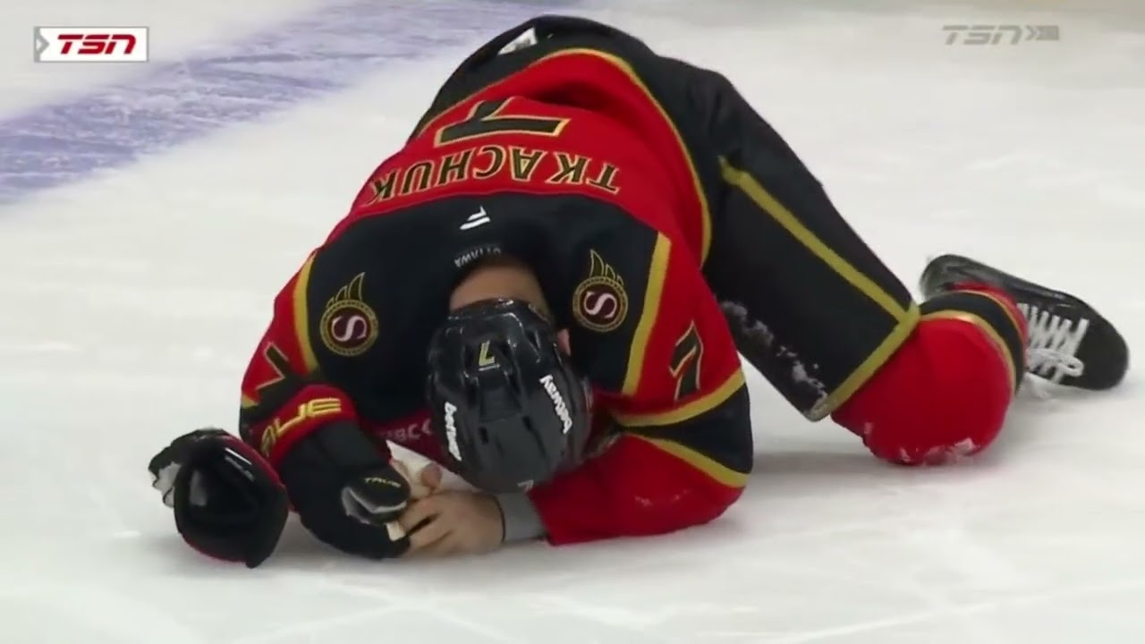 Dylan Cozens Drops The Gloves With Simon Edvinsson After Hit On Brady Tkachuk