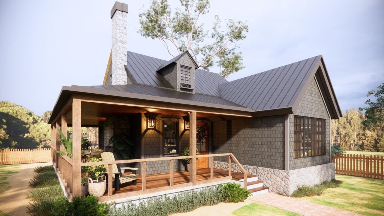 Wow! Immerse Yourself in the Perfect Cottage House with a Cozy Porch
