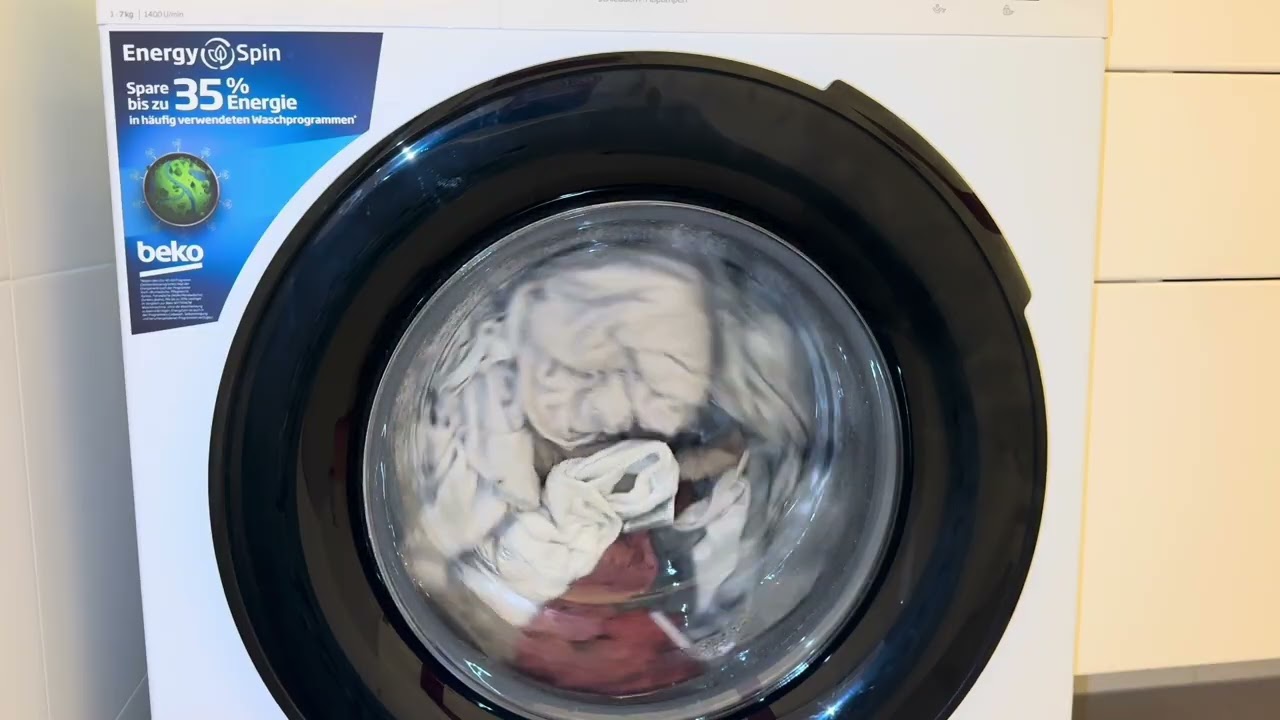 Beko B300 EnergySpin - Cottons 60°C + Fast + Extra Rinse (Complete Cycle)