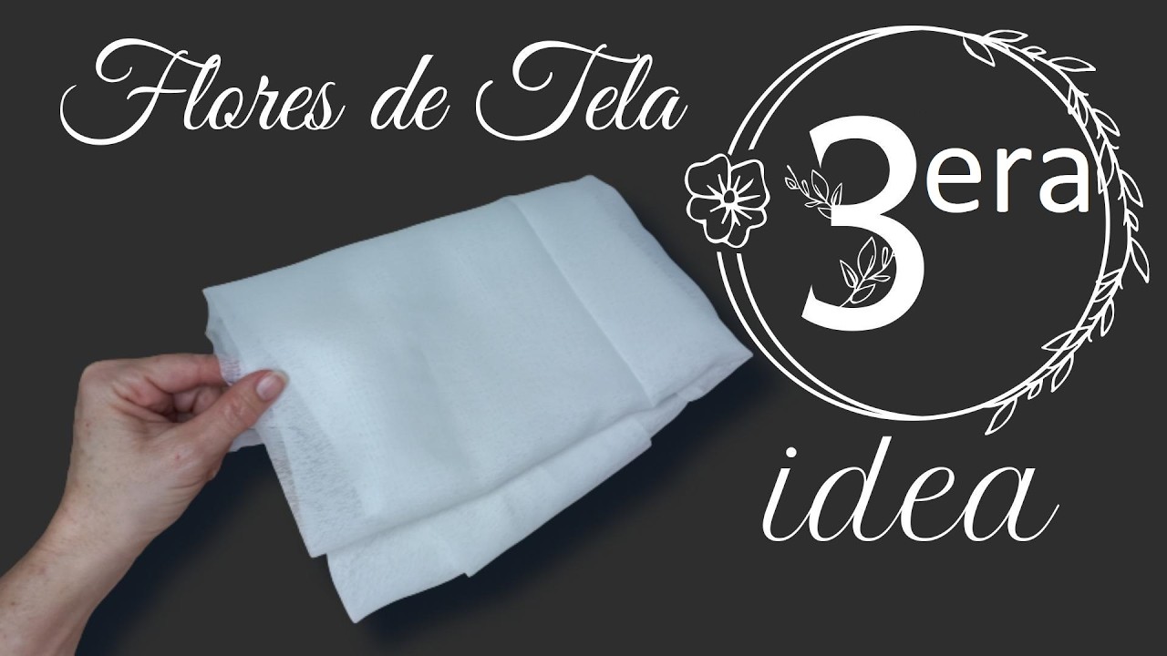Crea FLORES DE TELA originales y únicas con esta técnica fácil