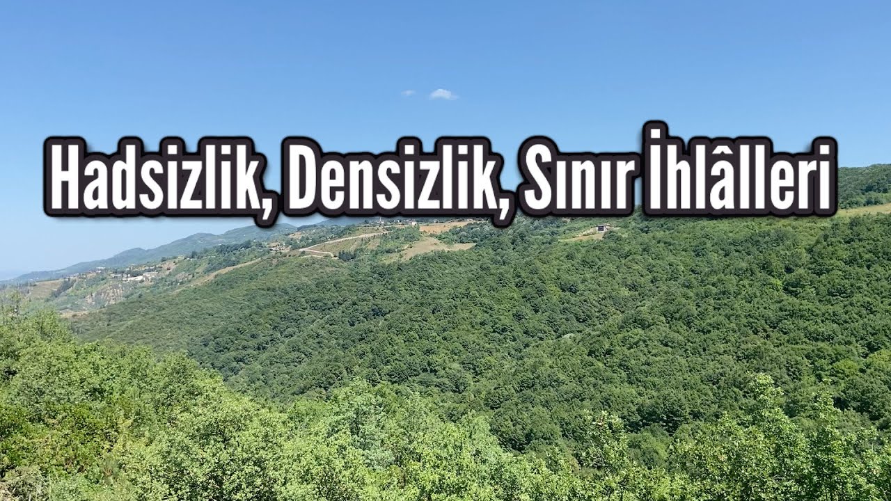 Hadsizlik, Densizlik, Sınır İhlâlleri