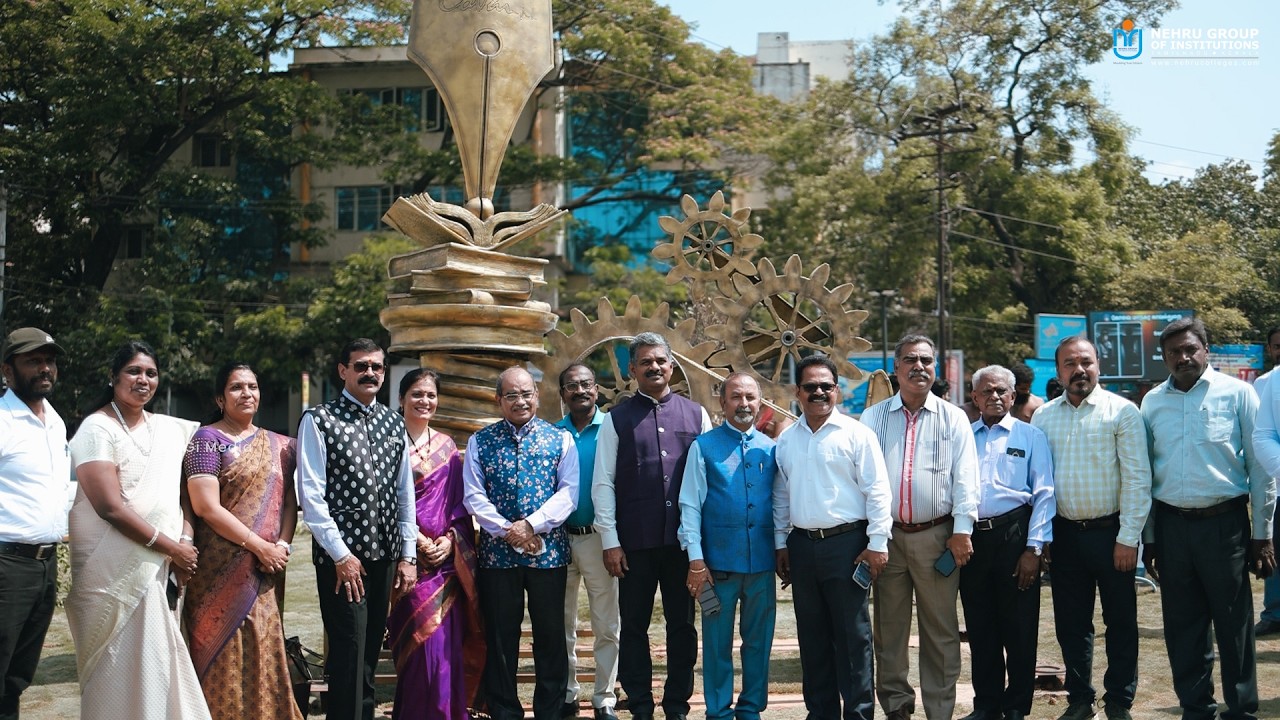 ✨ A Proud Moment for Nehru Group of Institutions ✨ | Coimbatore Logo Statue | NGI | CBE
