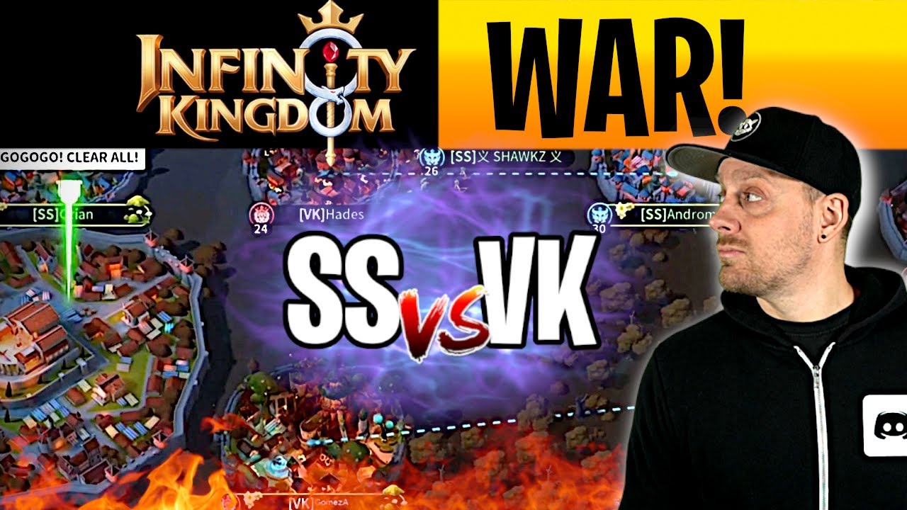 Infinity Kingdom a WAR has begun SS vs VK - what is war in this kingdom builder