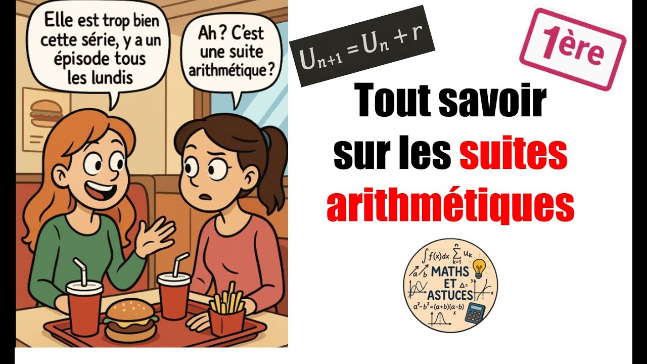 Spé Maths 1ère - Suites arithmétiques : cours + exos corrigés