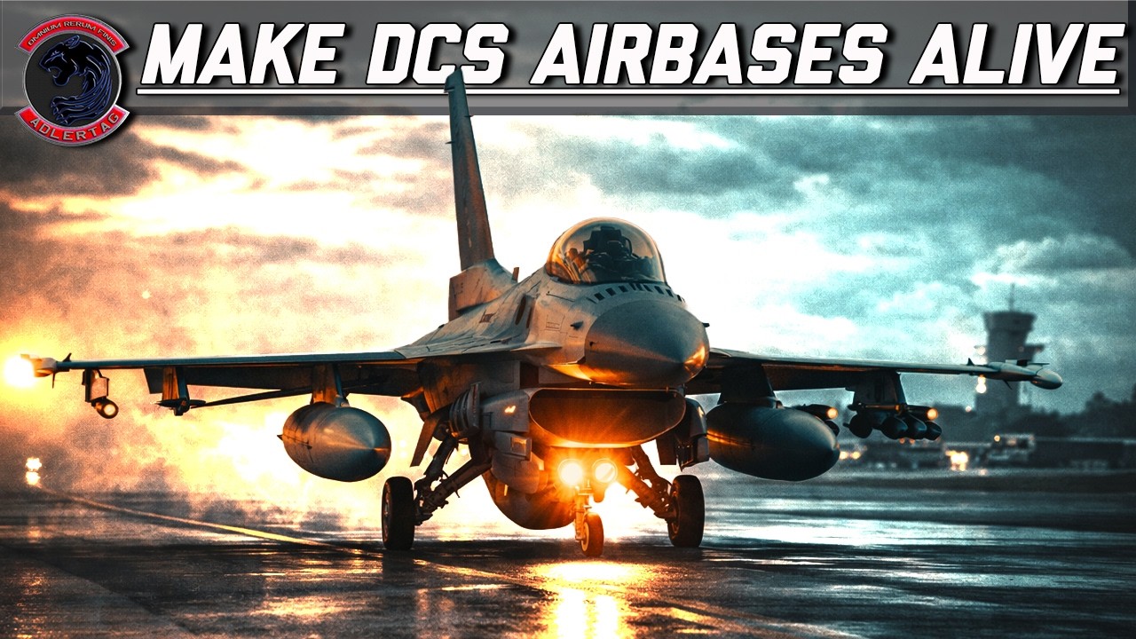 Stop Making Empty Airbases! | Make DCS Missions More Immersive