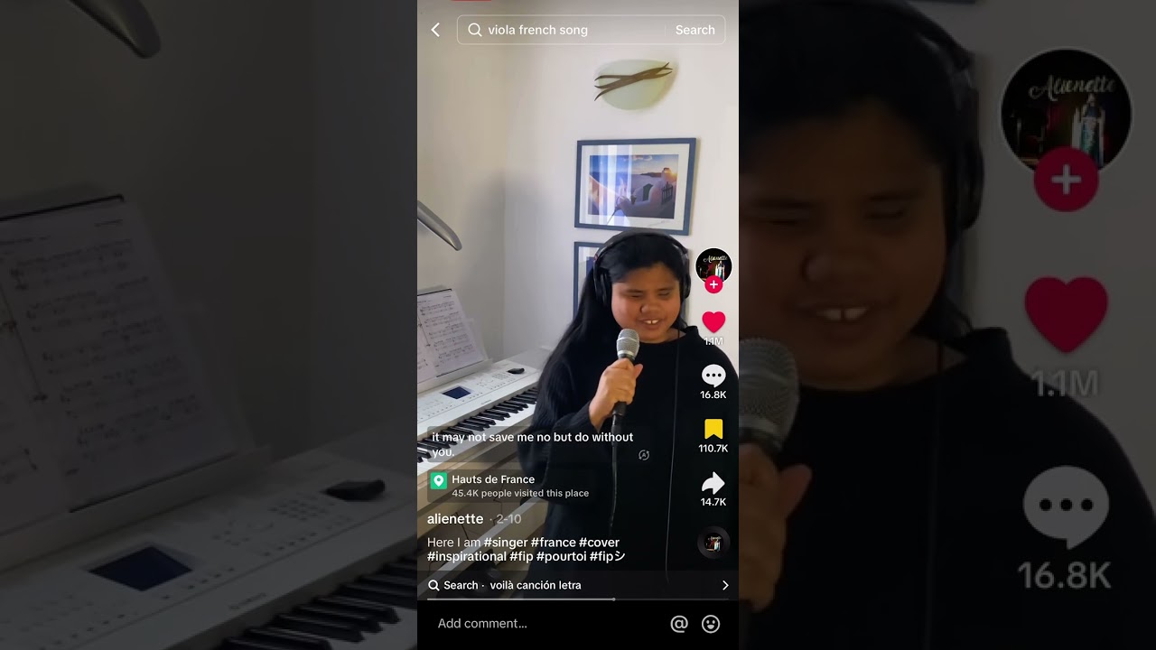 Voila cover from TikTok by @AlienetteColdfire