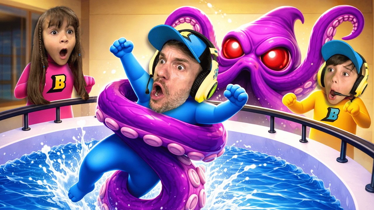 POLVO GIGANTE no GANG BEASTS! - Brancoala Games