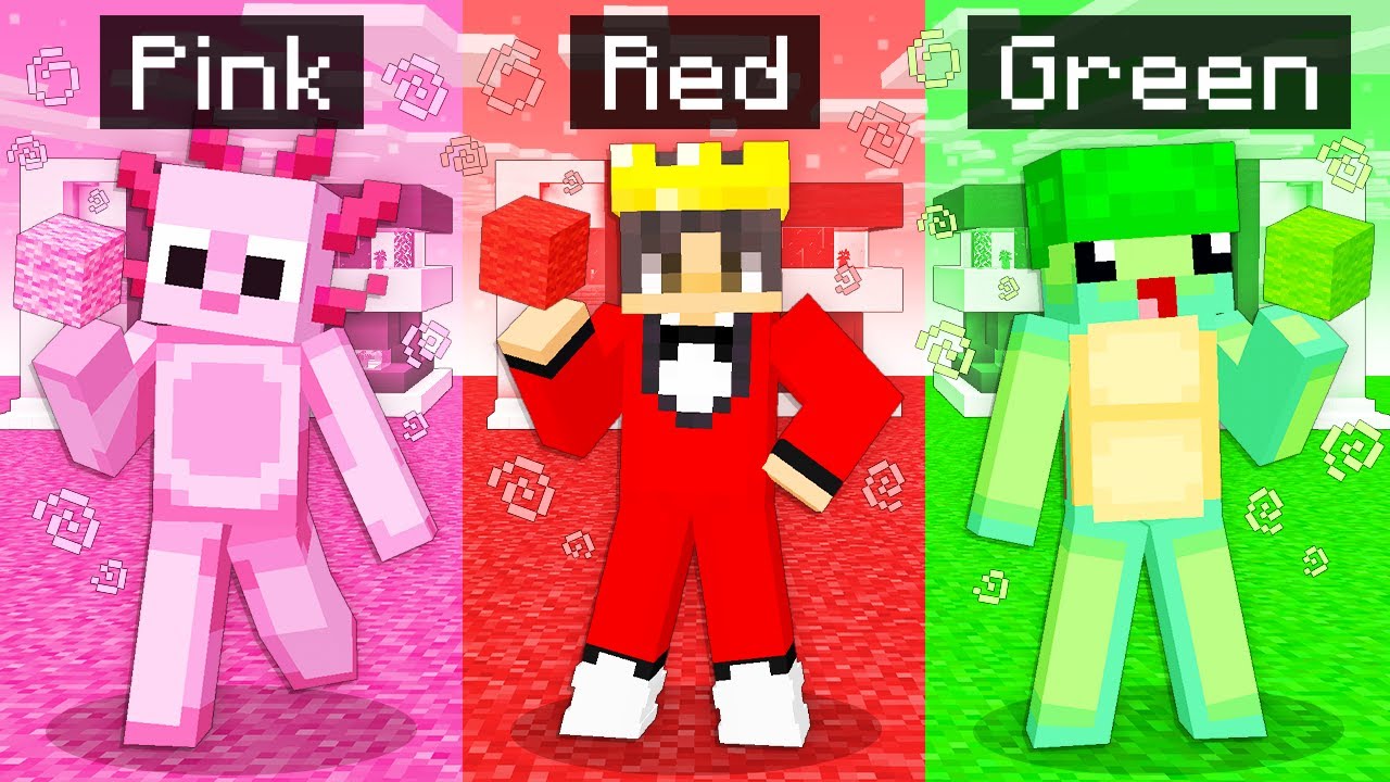 Only ONE COLOR Build Challenge In Minecraft!