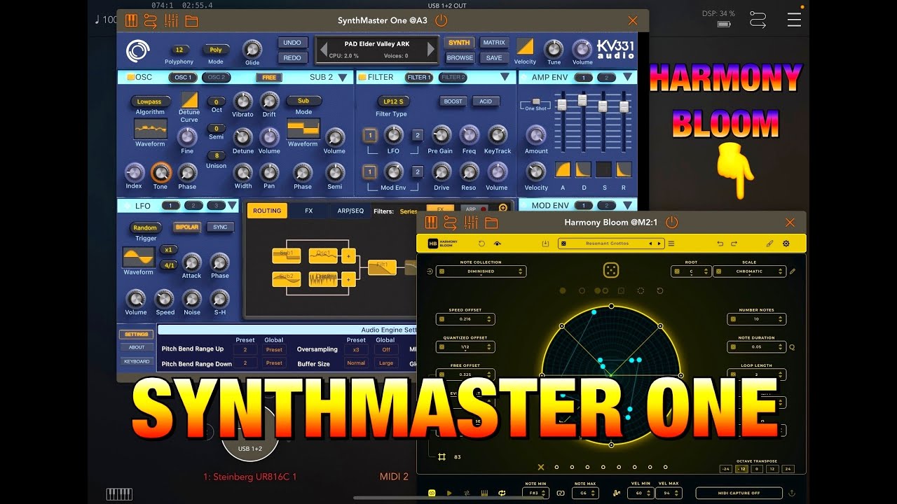 SynthMaster One — это потрясающий синтезатор — ещё больше великолепных звуков — версия для iOS