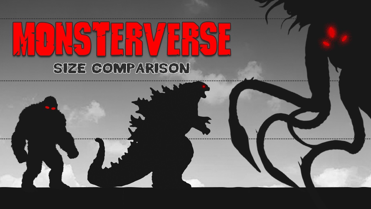 ПОЛНОЕ сравнение размеров Monsterverse 2026 | Годзилла против Титанов | Реальный масштаб